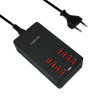 Caricatore da Tavolo a 8 porte USB 44W Nero