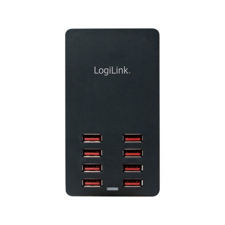 Caricatore da Tavolo a 8 porte USB 44W Nero