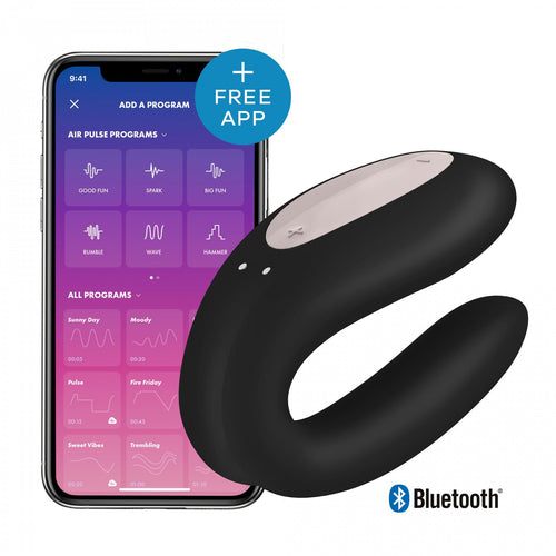 SATISFYER - DOUBLE JOY Nero