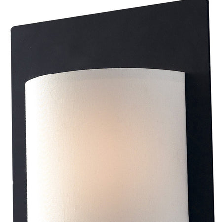Applique Metallo Nero Paralume Bianco Luce da Lettura Flessibile Led 9 watt Luce Naturale