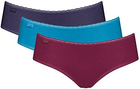 Sloggi Daily Cotton Hipster 3 Pack Grape-Navy- Teal