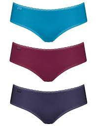 Sloggi Daily Cotton Hipster 3 Pack Grape-Navy- Teal