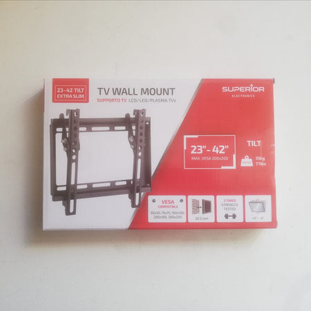 Supporto TV in acciaio per tutti i televisori lcd led plasma da 23" fino a 42"