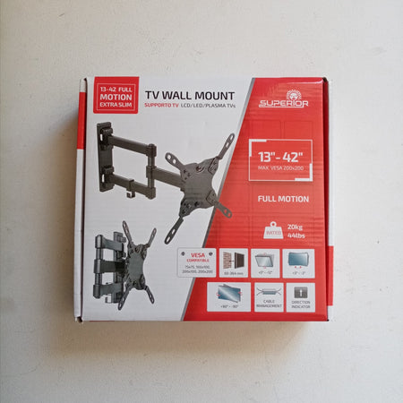 Supporto TV in acciaio per tutti i televisori lcd led plasma da 23" fino a 42"