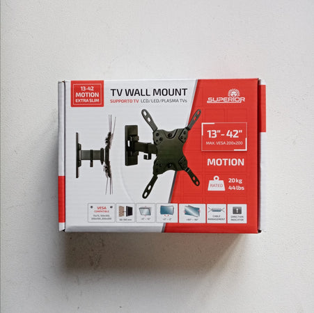 Supporto TV in acciaio per tutti i televisori lcd led plasma da 13" fino a 42"