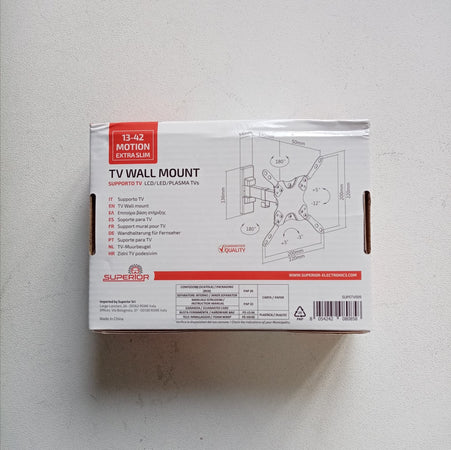 Supporto TV in acciaio per tutti i televisori lcd led plasma da 13" fino a 42"