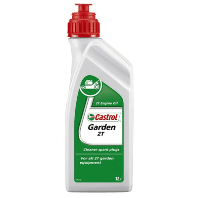 Olio lubrificante motore a miscela semisintetico Castrol Garden 2T per motosega e decespugliatore 1 lt