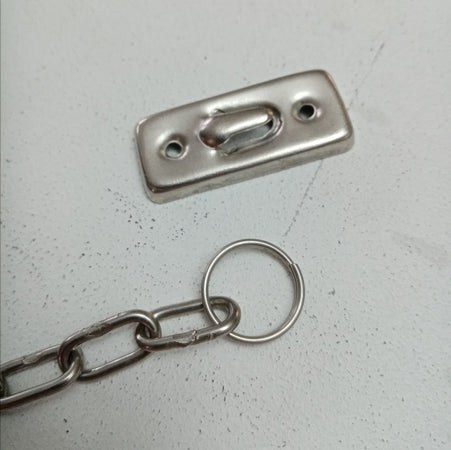 Catenella ritieni per finestre 20 cm in acciaio nichelato