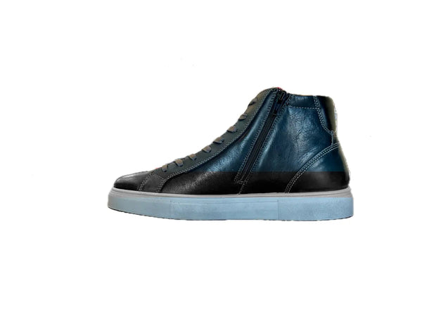 IGI &amp; CO Sneaker alta uomo pelle blu notte