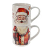 Tazza di Natale in porcellana per decorazioni natalizie 265 ml set da 2