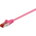 S/FTP CAT6 10m Pink LSZH