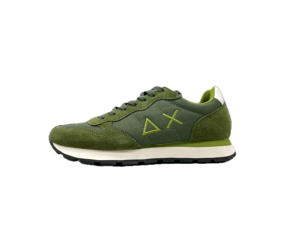 SUN68 Sneaker Uomo Miliare Scuro