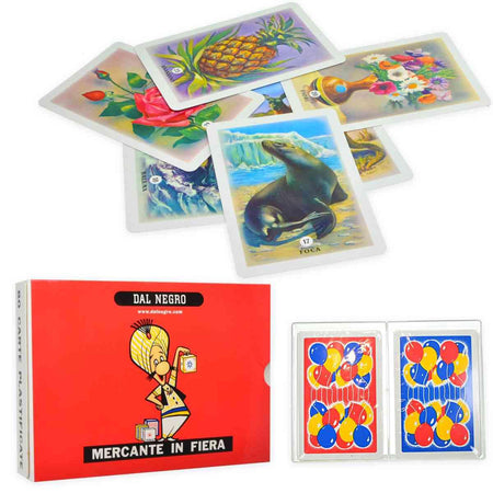 Carte Mercante In Fiera per gioco da tavola Plastificate Dal Negro