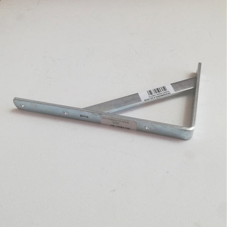 Reggimensola staffa zincata pesante 20cm con saetta di rinforzo