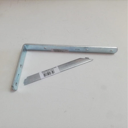 Reggimensola staffa zincata pesante 20cm con saetta di rinforzo