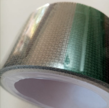 Saratoga nastro grigio ripara zanzariera da 5x200cm in fibra di vetro ritagliabile