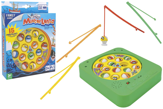 Gioco Pesca con 15 Pesci Scatola 2 Colori