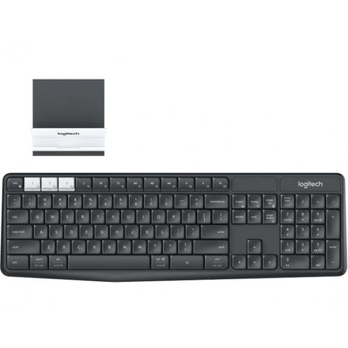 Tastiera multidispositivo Logitech K375s: Bluetooth, 2,4 GHz
