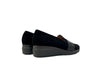 comfort Mocassini donna camoscio nero