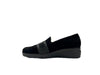 CONFORT Mocassini donna camoscio nero