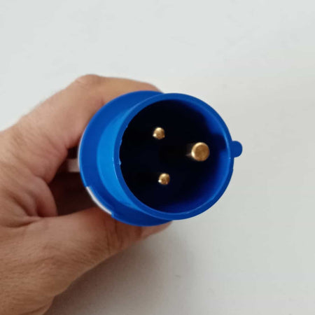 Rosi adattatore mobile da spina industriale a bipresa civile schuko IP20