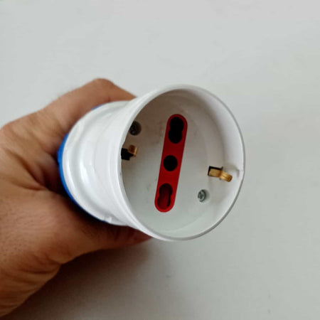 Rosi adattatore mobile da spina industriale a bipresa civile schuko IP20