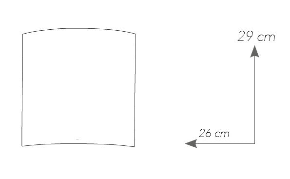 Applique Decoro Glitterato Quadrata Vetro Lampada a Parete Moderna E27