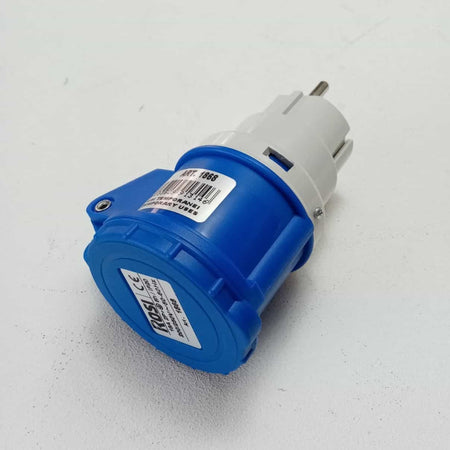 Rosi adattatore mobile da spina schuko a presa industriale IP20