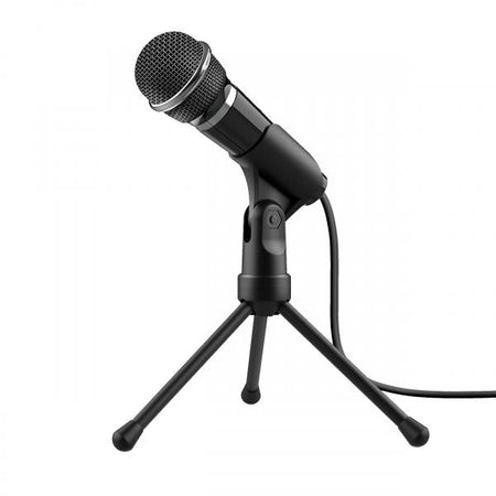 Microfono da tavolo con supporto tripode - multifunzione - Jack 3.5mm - Nero