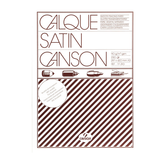 Carta Lucida Satinata A3 90-95Gr 250Fg Canson