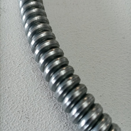 Asta da 1mt in ferro flessibile per scovolo per pulizia camino