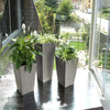Vaso ''Essential Pasubio'' alto in plastica per fiori e piante da esterno e giardino