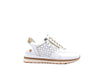 XTI Sneakers donna bianche traforate con zip