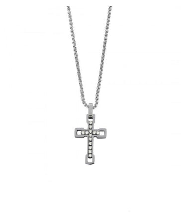 Boccadamo - Collana con pendente a croce e zirconi