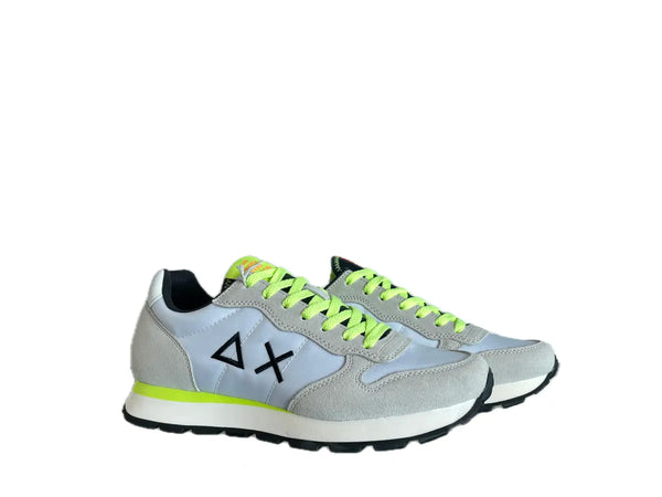 SUN68 Sneaker uomo Tom Fluo Bianco