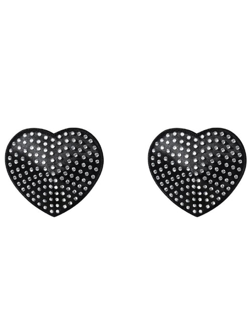 OBSESSIVE - COPRICAPEZZOLI A CUORE NERO Nero