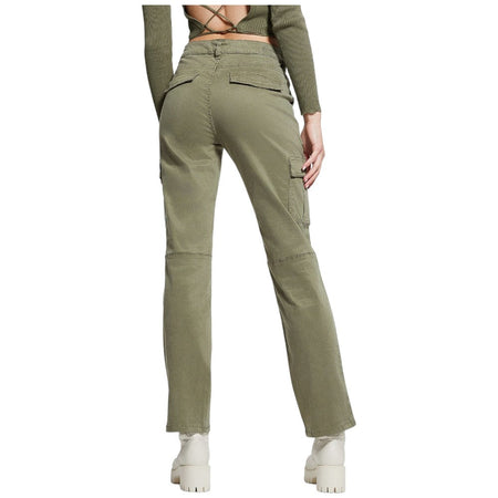 Guess pantalone cargo verde Sexy Kori W4RB59 W93CL