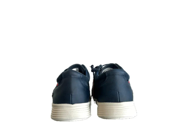 XTI Scarpe stringate uomo scamosciate blu