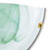 Applique Lunetta Vetro Sfumato Verde Lampada da Parete Classica E27