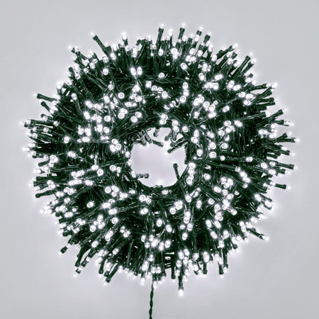 Luci di natale catena led "Minicluster" per interno ed esterno addobbi natalizi Ø 5 mm