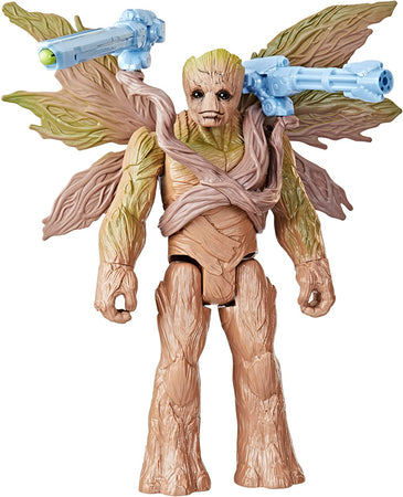 Hasbro Titan Hero Series, Action Figure Deluxe Blast 'N Battle di Groot da 29 cm