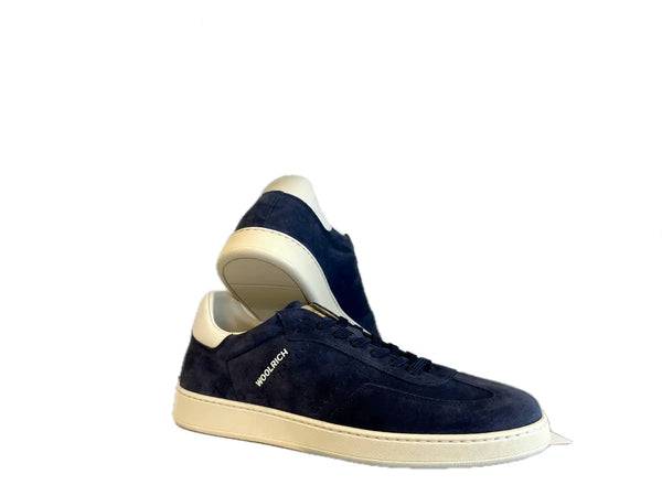 WOOLRICH Sneakers uomo camoscio blu