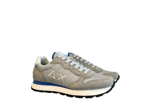 SUN68 Sneaker uomo Tom Solid Grigio chiaro