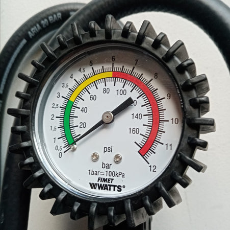 Asturo Walmec mod.PG/S 50106 pistola gonfiaggio pneumatici con manometro