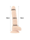 COCK MILLER - DILDO REALISTICO DUAL DENSITY Carne