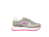 SUN68 Sneaker donna Ally Solid Nylon Grigio chiaro