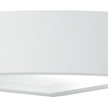 Applique Angolare Gesso Lampada Verniciabile Doppia Emissione di Luce E14