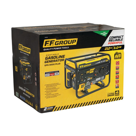 FF-Group GPG 3000 PLUS gruppo elettrogeno generatore da 3,0 kVA a benzina