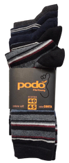 Podò Calze Corte Uomo in cotone soft Confezione da 5 paia