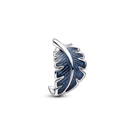 Pandora - Charm Piuma Curva Blu